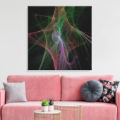 Weltraumflamme Leinwanddruck (Insitu (Wohnzimmer))