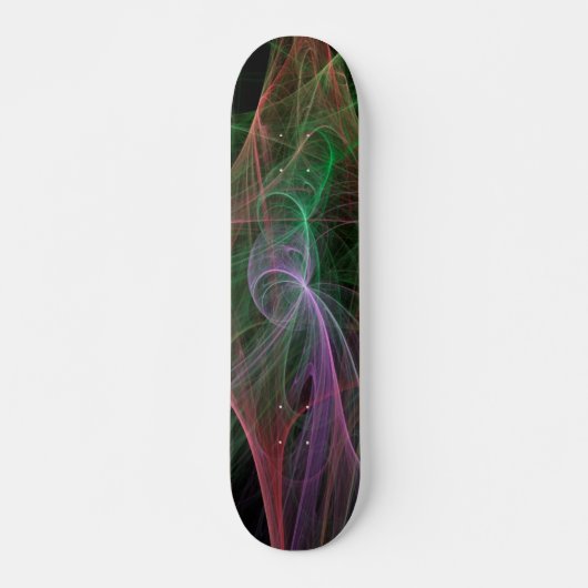 Weltraumflamme Skateboard (Vorne)