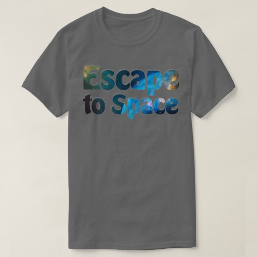 Weltraumflucht T-Shirt (Design vorne)