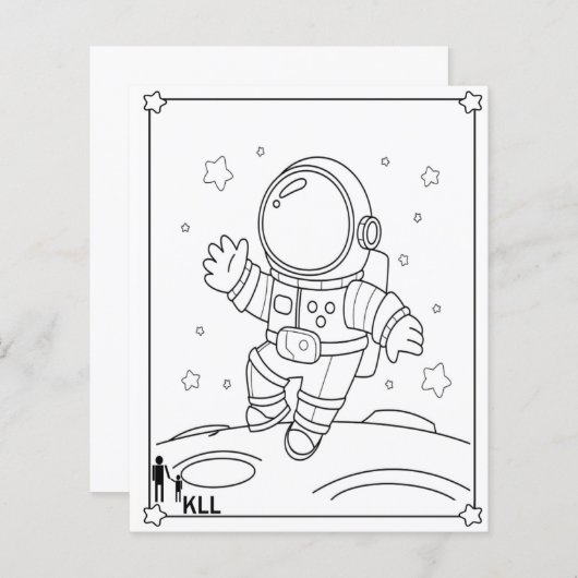 Weltraumforscher (Vorne/Hinten)