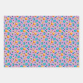 Weltraumforscher auf Lavender Lila Geschenkpapier Set (Vorderseite 3)