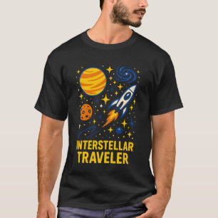 Weltraumforscher Interstellarer Reisender Galaktis T-Shirt