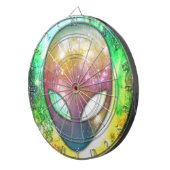 Weltraumforschung Alien Dartscheibe (Vorderseite rechts)