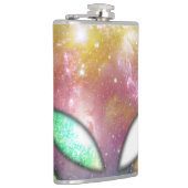 Weltraumforschung Alien Flachmann (Rechts)