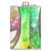 Weltraumforschung Alien Flachmann (Rückseite)