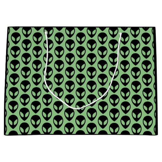 Weltraumforschung Alien Große Geschenktüte (Vorderseite)