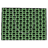 Weltraumforschung Alien Große Geschenktüte (Rückseite)