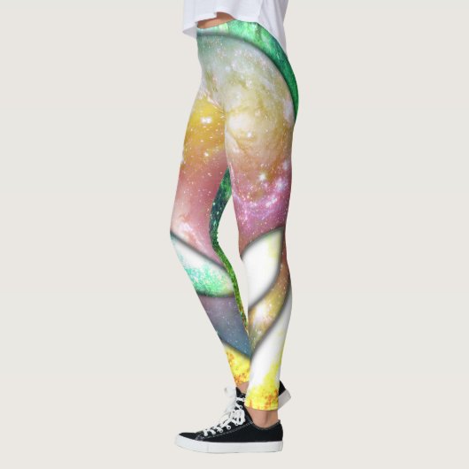 Weltraumforschung Alien Leggings (Links)