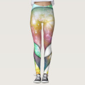 Weltraumforschung Alien Leggings (Vorderseite)