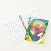 Weltraumforschung Alien Notizblock (Innenseite)