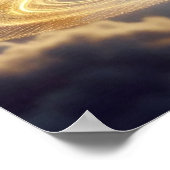 Weltraumforschung Alien Poster (Ecke)