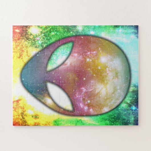 Weltraumforschung Alien Puzzle (Horizontal)