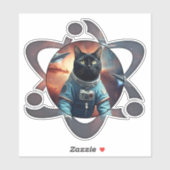 Weltraumforschung Aufkleber (Blatt)