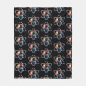 Weltraumforschung Fleecedecke (Vorderseite)