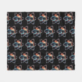 Weltraumforschung Fleecedecke (Vorderseite (Horizontal))