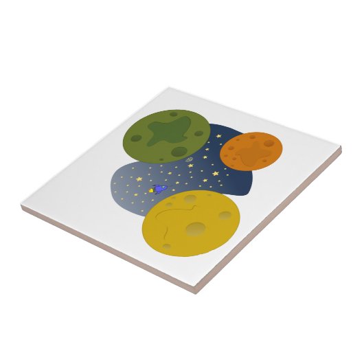 Weltraumforschung Fliese (Seite)