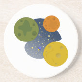 Weltraumforschung Getränkeuntersetzer (Vorne)