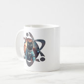 Weltraumforschung Kaffeetasse (Vorderseite Links)