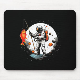 Weltraumforschung Kosmonaut Raum-Mann Angeln Astr Mousepad