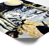 Weltraumforschung Poster (Ecke)