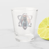 Weltraumforschung Schnapsglas (Rückseite)