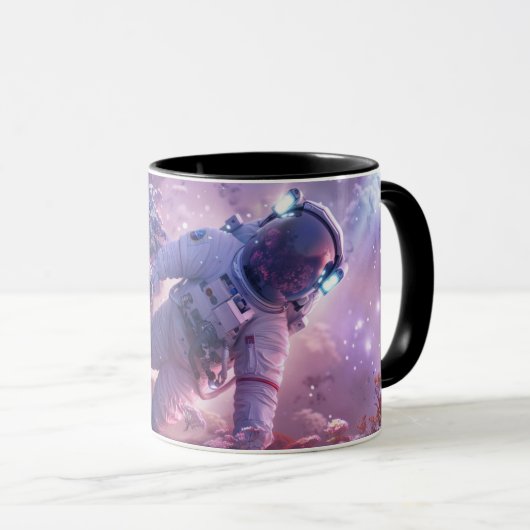 Weltraumforschung Tasse (VorderseiteRechts)