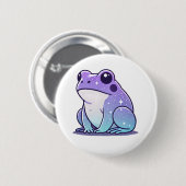 Weltraumfrosch-Abzeichen Button (Vorne & Hinten)