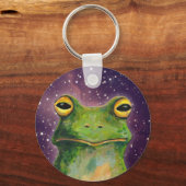 Weltraumfrosch Schlüsselanhänger (Vorderseite)