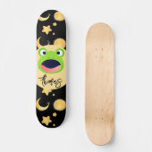 Weltraumfrosch Skateboard (Vorderseite)