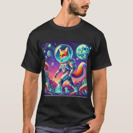 Weltraumfuchs-Astronaut T-Shirt