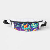 Weltraumfuchs Bauchtasche (Vorderseite)
