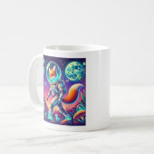 Weltraumfuchs Kaffeetasse (Vorderseite Links)
