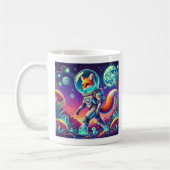 Weltraumfuchs Kaffeetasse (Links)