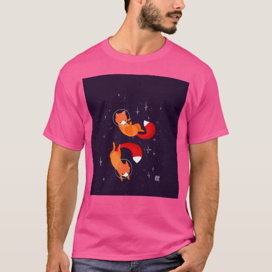 Weltraumfüchse T-Shirt (Vorderseite)