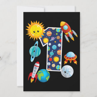 Weltraumführer 1 Jahr 1 Jahr 1 Jahr Geburtstag P Einladung