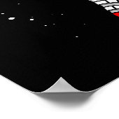Weltraumfußball Kosmic Poster (Ecke)