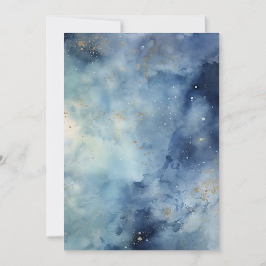 Weltraumgalaxie Erster Ausflug rund um die Sonne G Einladung (Rückseite)