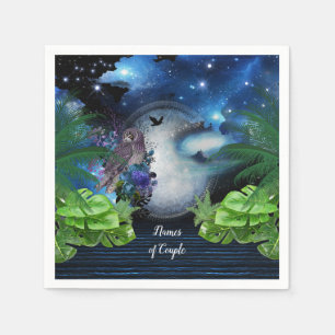 Weltraumgalaxie Hochzeitsdekor Serviette