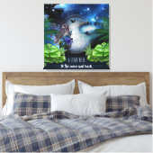 Weltraumgalaxie Leinwanddruck (Insitu (Schlafzimmer))