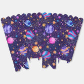 Weltraumgalaxie mit Planeten-Kometen und Sternen Geschenkschachtel (Ungeklappt)