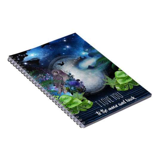 Weltraumgalaxie Notizblock (Rechte Seite)