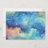 Weltraumgalaxie ✨ Planets Foto Einladung (Rückseite)