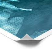 Weltraumgebirge Poster (Ecke)