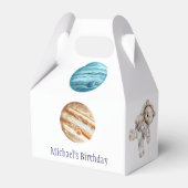 WeltraumGeburtstag Geschenkschachtel (Rückseite)