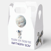 WeltraumGeburtstag Geschenkschachtel (Geöffnet)