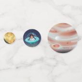 WeltraumGeburtstag Konfetti (Vorderseiten)