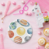 WeltraumGeburtstagsfeier Pappteller (Party)