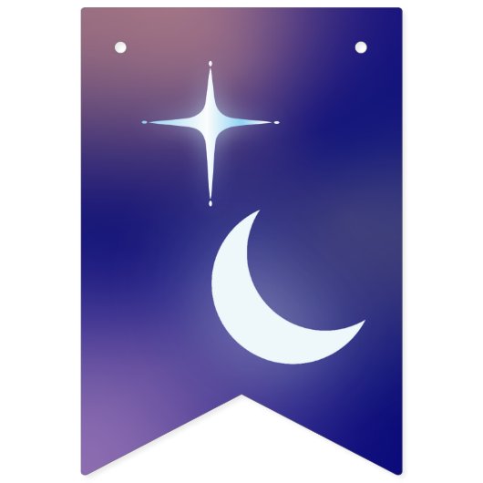 WeltraumGeburtstagsfeier Wimpelkette (Erste Fahne)