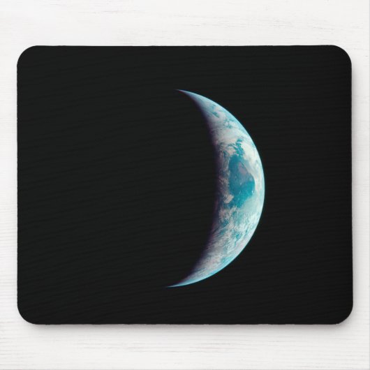 Weltraumgeek auf der Erde Mousepad (Vorne)