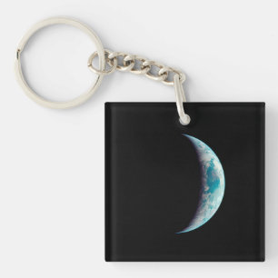 Weltraumgeek auf der Erde Schlüsselanhänger